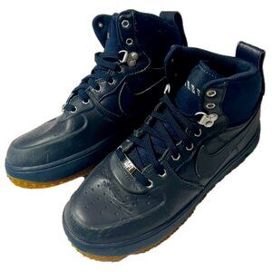 Nike Lunar Air Force 1 High Obsidian Winter Boots, Grade School Youth Size 7Y